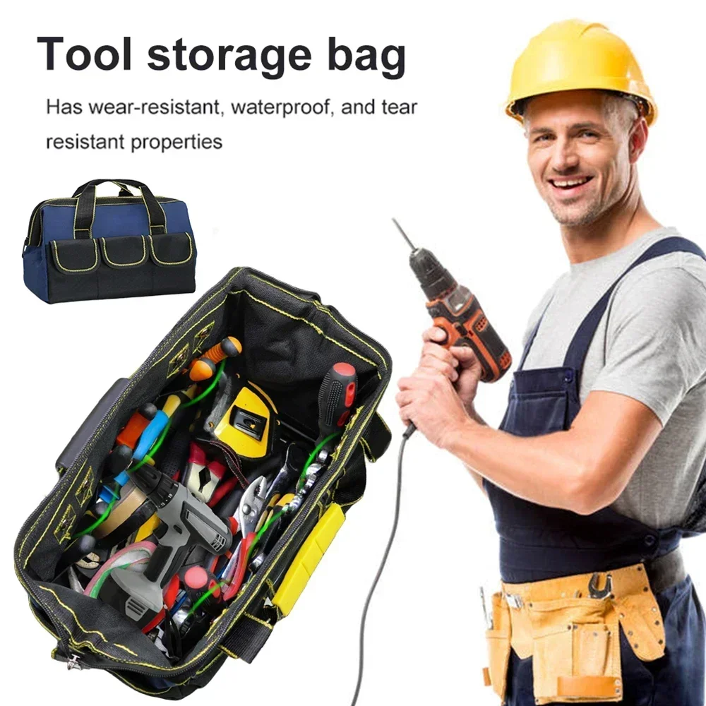 

Function Oxford Tool Bag Pocket Bag Bag Carrying Waterproof Tool Kit Organizers Portable Electrician New Tool Multi Cloth