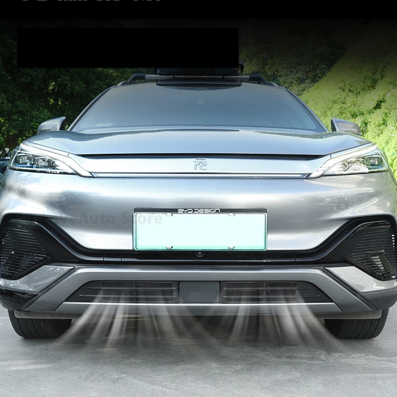 BYD Yuan Plus Atto 3 2021 2022 2023 자동차 전면 곤충 선별 메쉬 골드 스틸 전면 그릴 삽입 그물 보호