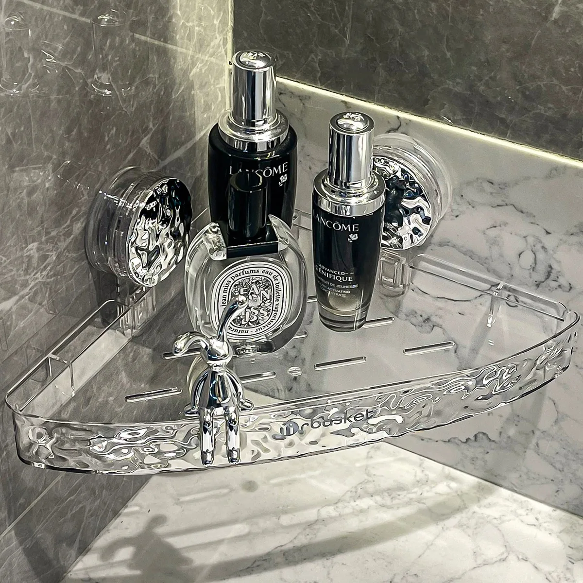 Bathroom Storage Rack Bathroom Suction Cup Triangle Storage Rack Without Punching Wall-mounted Shelf Bathroom Toilet Washbasin Corner Storage Rack