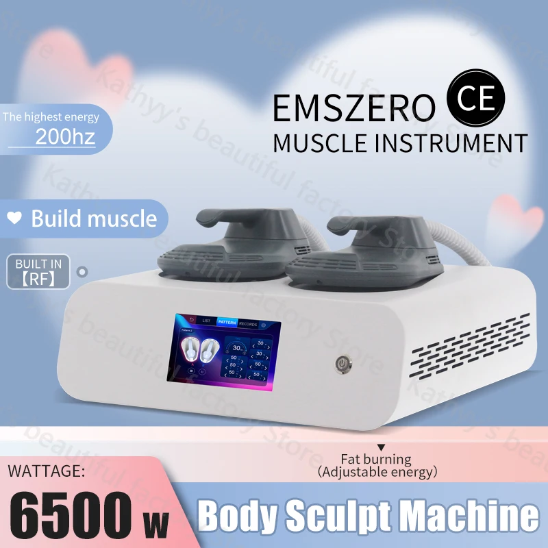 EMSzero 6500W Machine EMS RF Body Slimming Sculpting Fat Burning Nova Weight Lose Electromagnetic Muscle