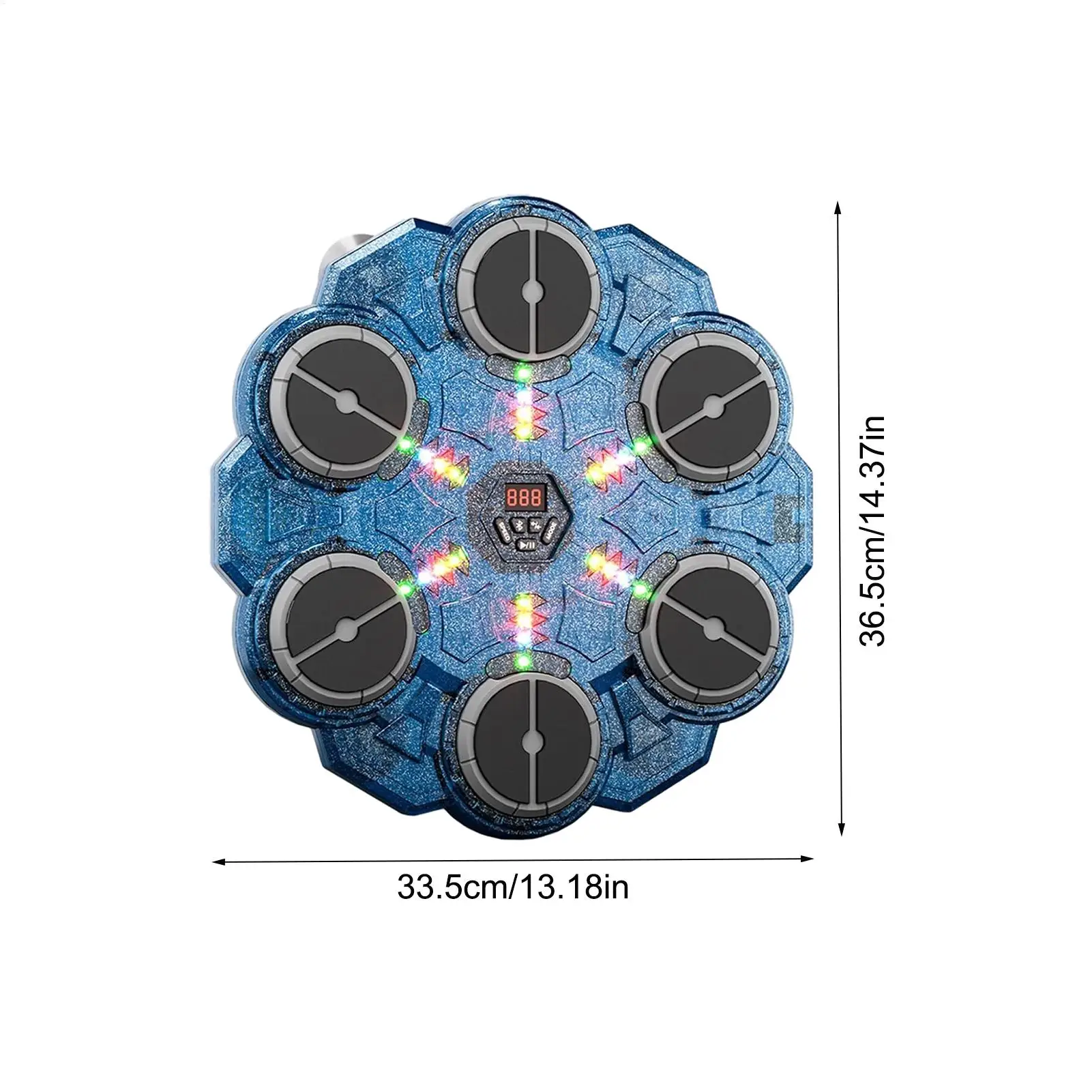 Musical Boxing Machine 9-Speed Wall Target Punching Workout Gym Boxing Equipment With Light For Adults Boys Gym Workout Exercise