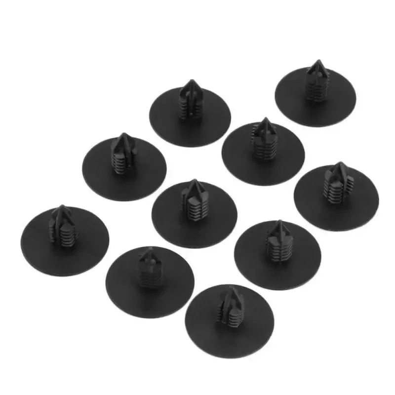 

Universal 10mm Car Fender Bumper Push Pin Clip Black Rivet Plastic Snap Tools Screw Clips Fastener For Renault Clio MK2 MK3 Clip