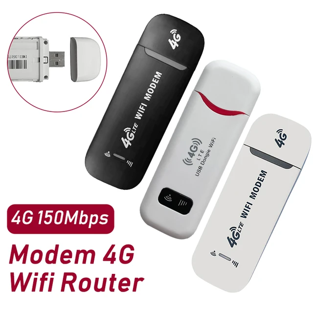 Hduacuge 4G WiFi Router Sim Card 150Mbps Modem Stick USB Dongle