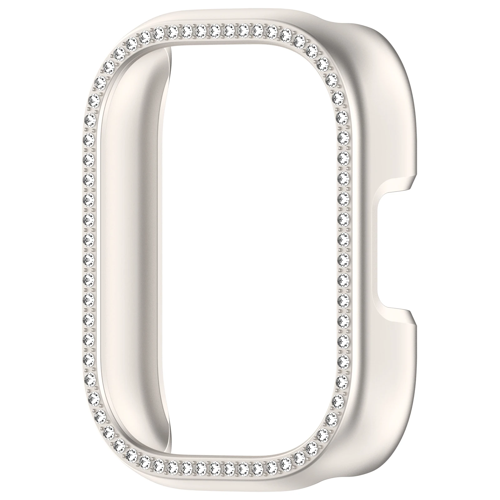 Enhanced Diamond PC Case: All-Around Bumper Frame Cover for Smartwatch Protection
