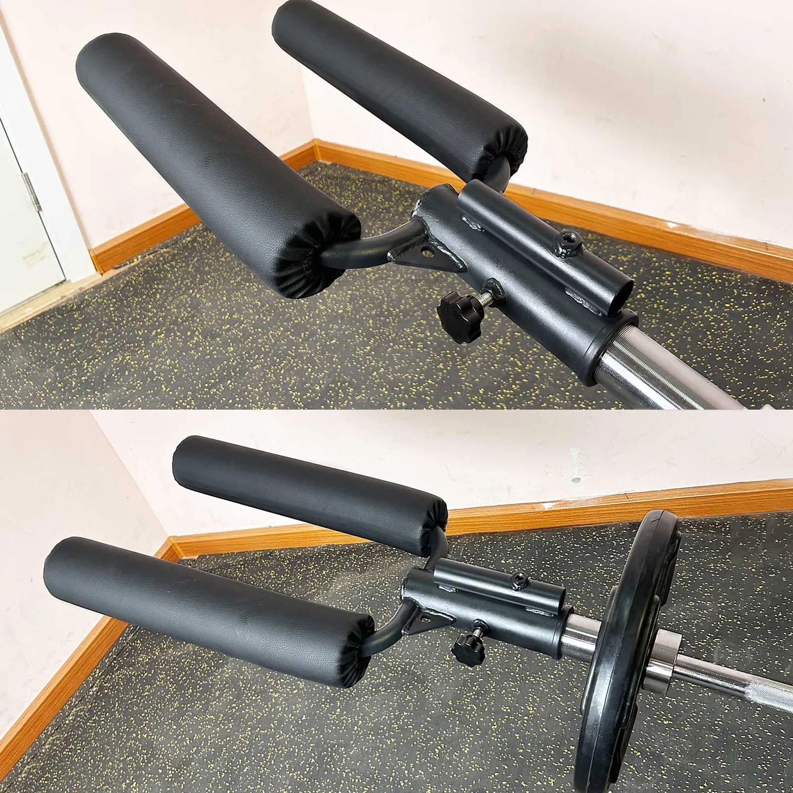 Home Gym Shoulder Press Bar For 25/50mm (1/2 Inches) Barbell Rod T-bar Row Back Attachment Weightlifting Deadlift Squat Handle