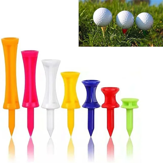 50 Pcs/Pack Professional  Golf Supplies New Golf Practice Products Golf Accessories Golf Limit Nail Plastic Ball Holder