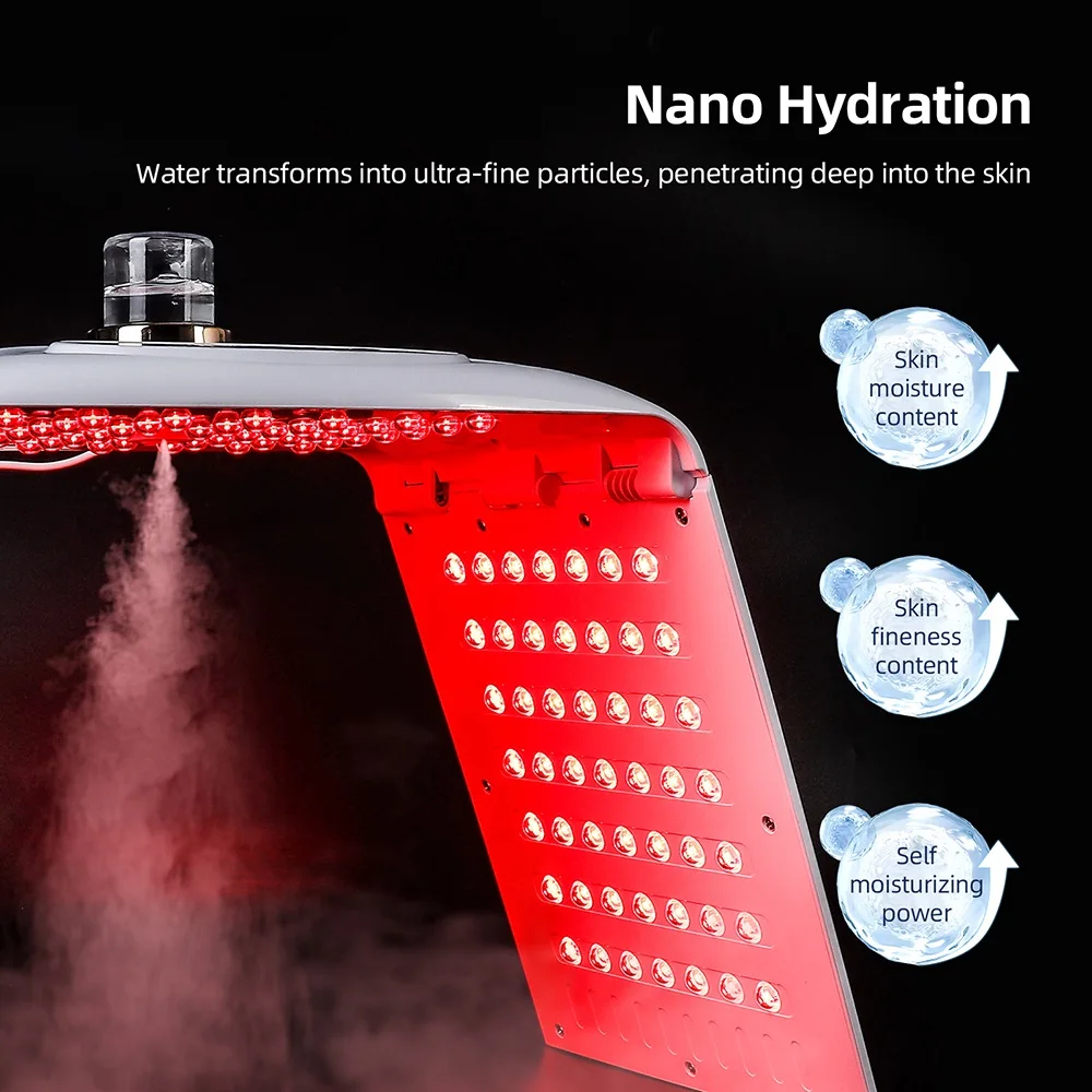 Electric Photon Facial Beauty Machine Nano Spray Hydration Skin Rejuvenation Body Care Tool 3