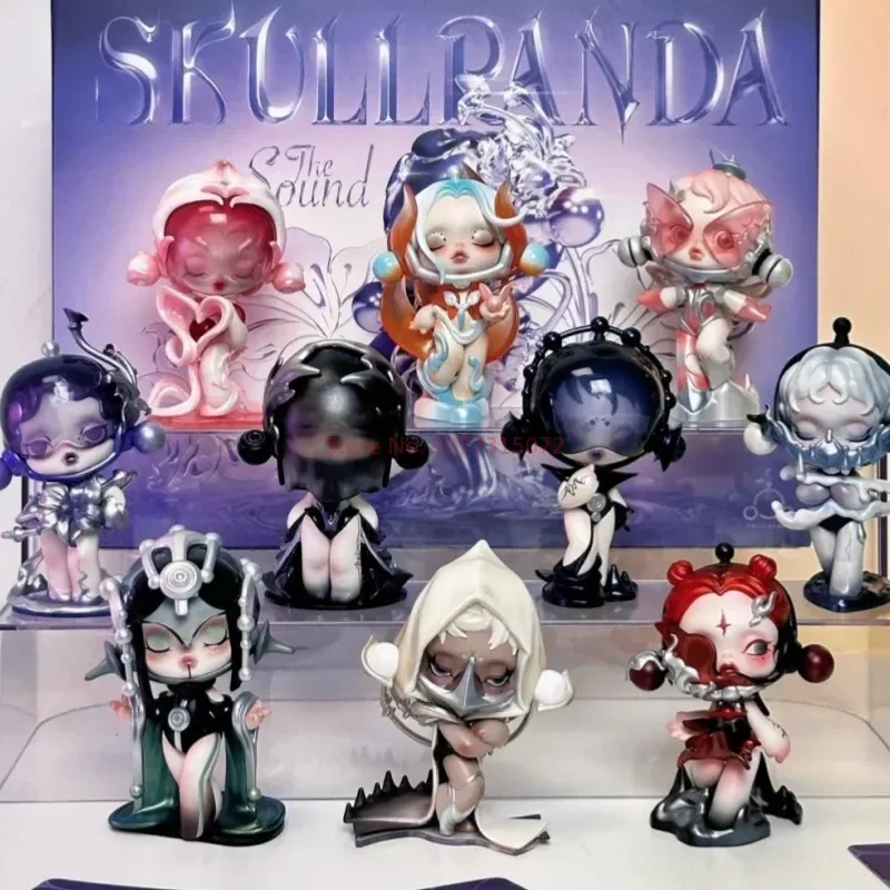 

Оригинальная акустическая серия Skullpanda Sp с голосом оповещения Аниме Фигурка мультяшный Декор Коллекция Милая модель игрушка праздничные подарки