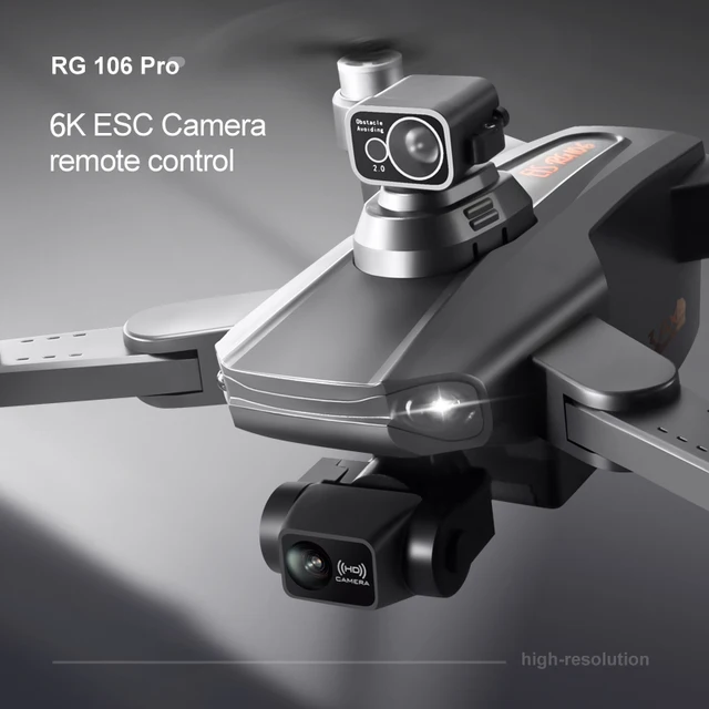 RG106 MAX GPS Drone 6K Professional Dual HD Camera with 3-Axis Gimbal FPV Obstacle Avoidance Brushless Foldable Quadcopter Toys 4