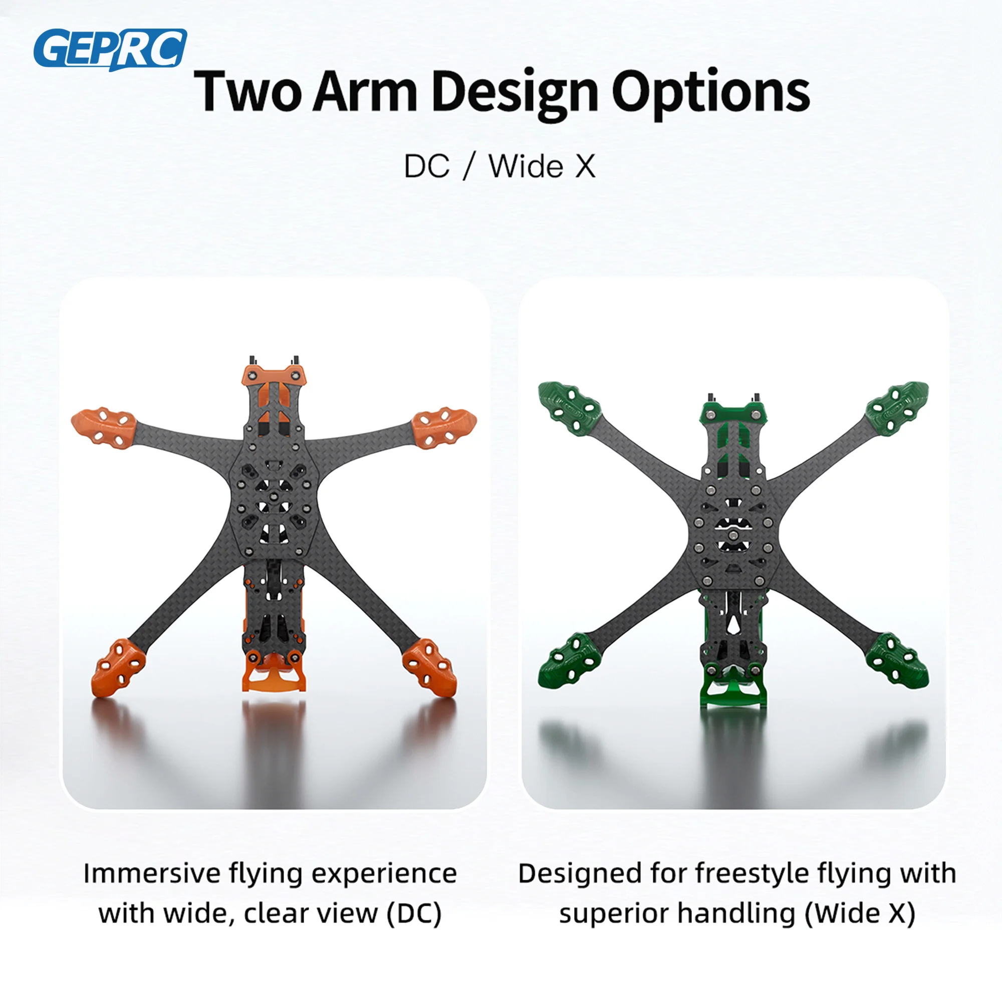 GEPRC GEP-MK5 O4 Pro Mark5 Frame 5-дюймовый Дрон из углеродного волокна RC FPV Квадрокоптер Запасные части для вертолета thumbnail 3