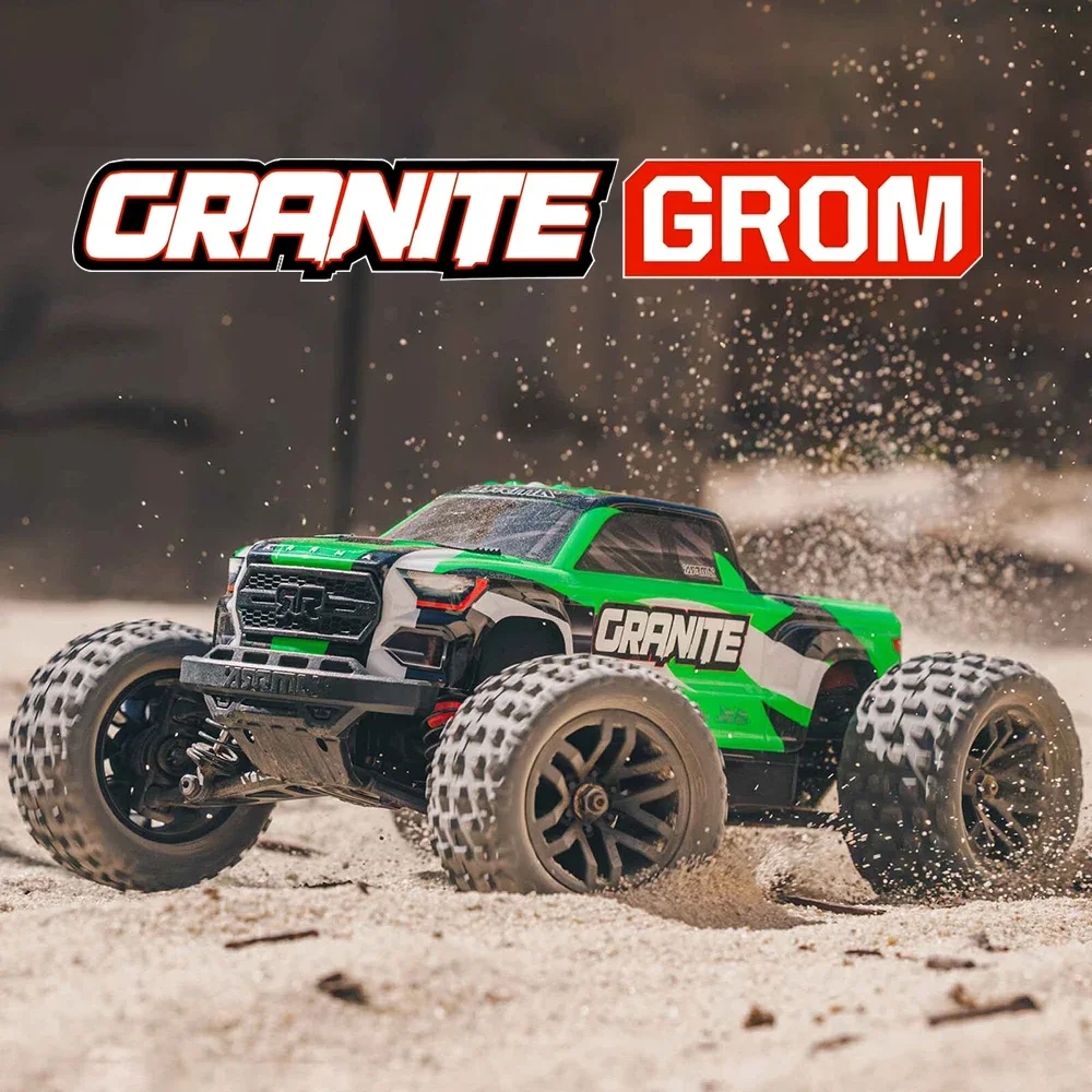 ARRMA 1/10 Painted Body, Green: Granite 4x4 Mega