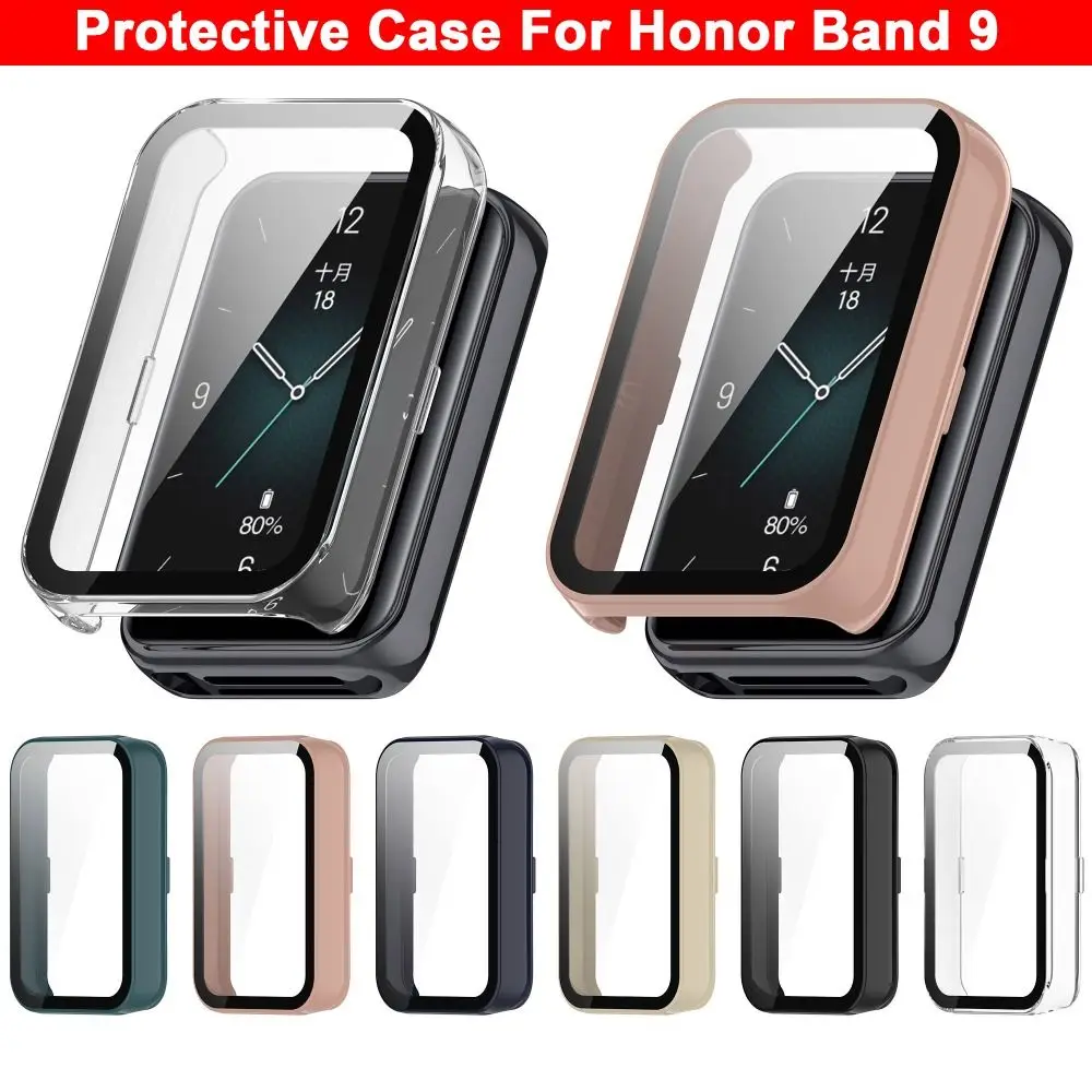 

Защитный чехол для Honor Band 9 с полным покрытием, защита экрана, пленка из закаленного стекла, чехол-бампер