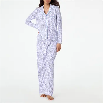 Roller Rabbit Monkey Pajamas Preppy Pjs Cute Pj Pants Sets For Women Y2k Long Sleeve Pajamas Set 2 Piece Loungewear 6
