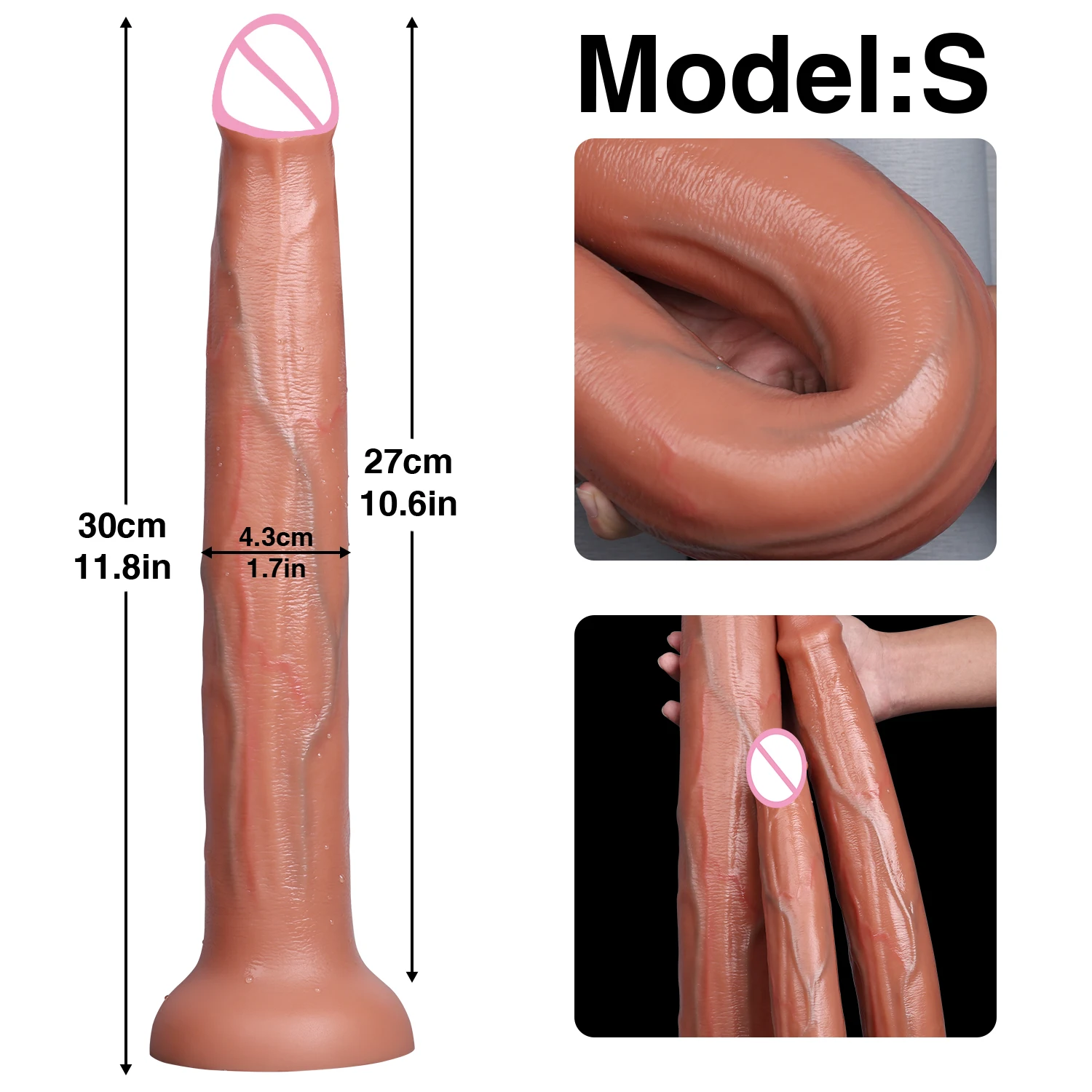 Long Dildo Anal Giant Penis Sex Toys for Women Men Thick Huge Dick G Spot Dildos