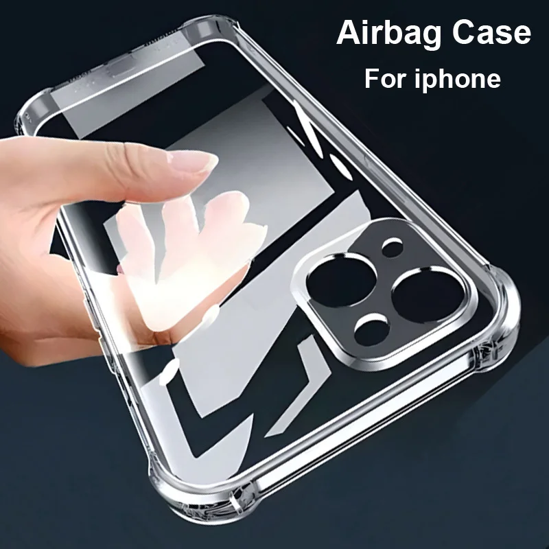Ultimate Shockproof Clear Soft Phone Case with Enhanced Protection