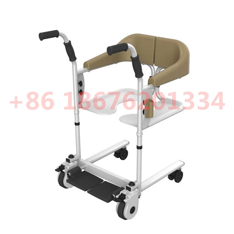 Manual Transfer Chair Home and Hospital Multifunctional Shift Chair for Elderly and Disabled