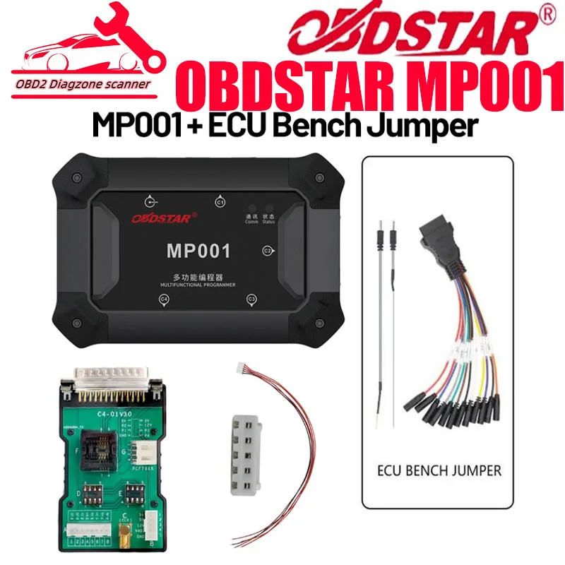 

OBDSTAR MP001 Programmer with ECU Bench Jumper for OBDSTAR P002 P003 DC706 Supports EEPROM/MCU Read /Write Clone Data Processing