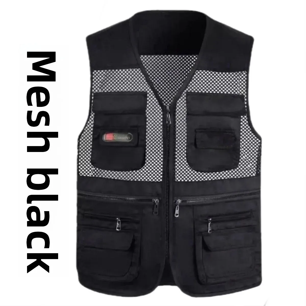 Veste homme décontractée multi-poches pour pêche, photo et travail en extérieur - Coupe ample