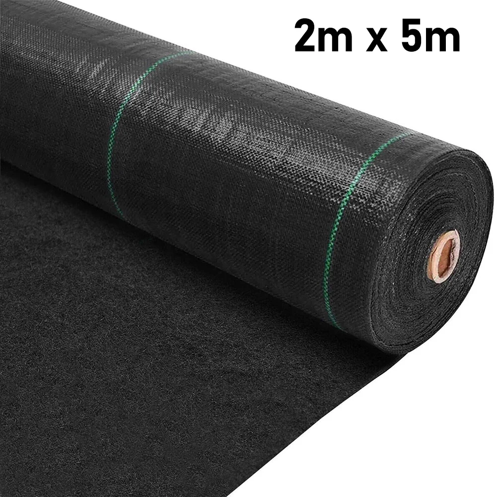 

Brand New Grass Cloth 1m×10m/2m×5m/2m×10m Black For Orchard Landscape Cloth Thicken Backside Water Permeability