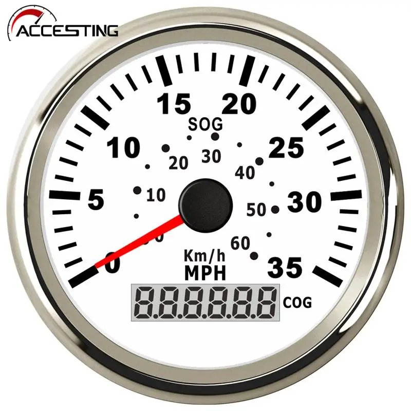 85mm Diesel Engine Boat Yacht Vessel Gps Speedometer 35mph 60km/h 60kmh