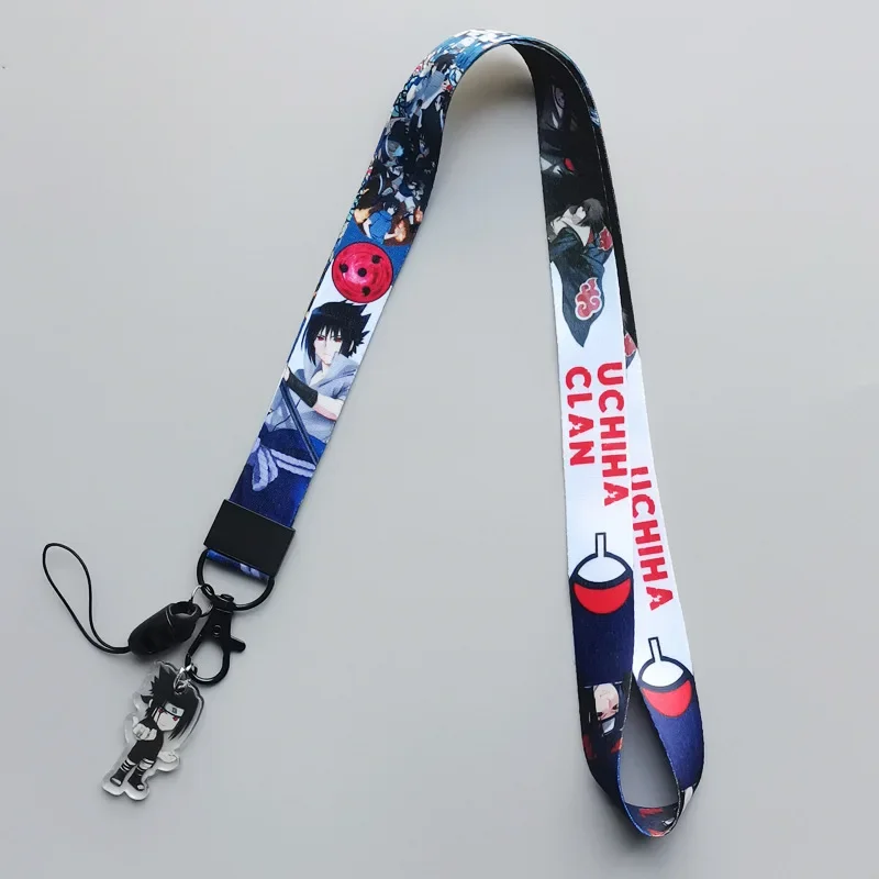 Charming NARUTO Cartoon Phone Strap with Neck Lanyard