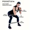 5 pieces of gradient color elastic bands, squat elastic rings, hip tension bands, yoga resistance bands, suitable for squats 3