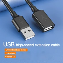 

Kebiss USB Extension Cable USB 2.0 Extension Cable Male To Female Data Cable Suitable for Smart TV USB Mobile Hard Disk Cable