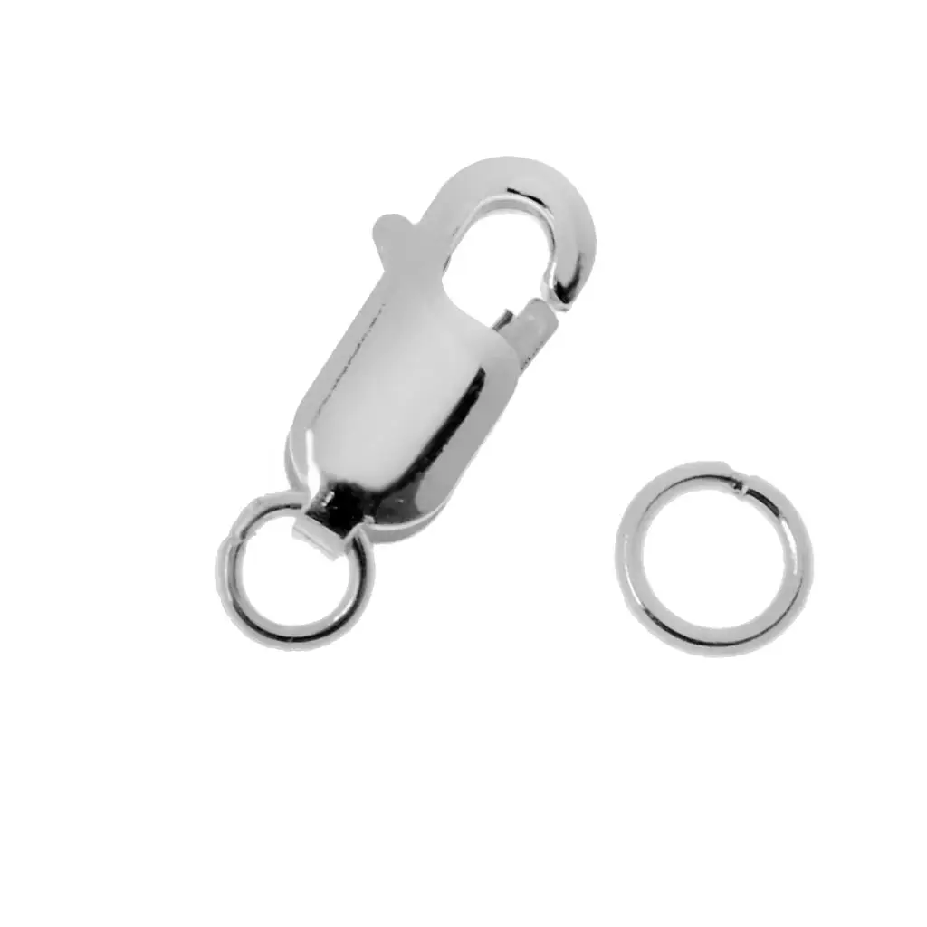 

Double Circle 925 Sterling Lobster Clasps DIY Jewelry Making Findings
