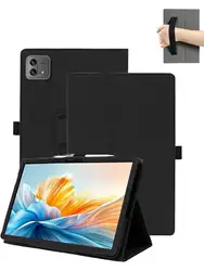 Premium Shockproof Tablet Case with Kickstand - PU Leather Protective Cover for Teclast T70 Pro (Black)