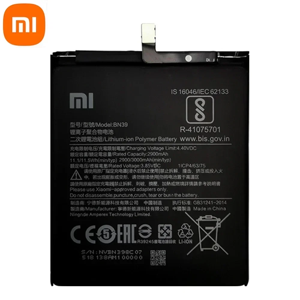 Original BN39 Xiao Mi Mobile Phone Battery For Xiaomi Play MiPlay Mi Play Smart Cell Phone Replacement Rechargeable Batteries