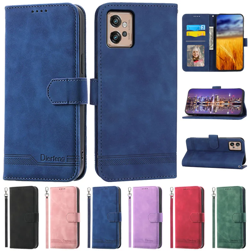 Per Motorola Moto G32 Custodia Portafoglio In Pelle Libro Fundas Per Motorola Moto G32 Cover Motog32 G 32 Custodia Magnetica Flip Phone Coque