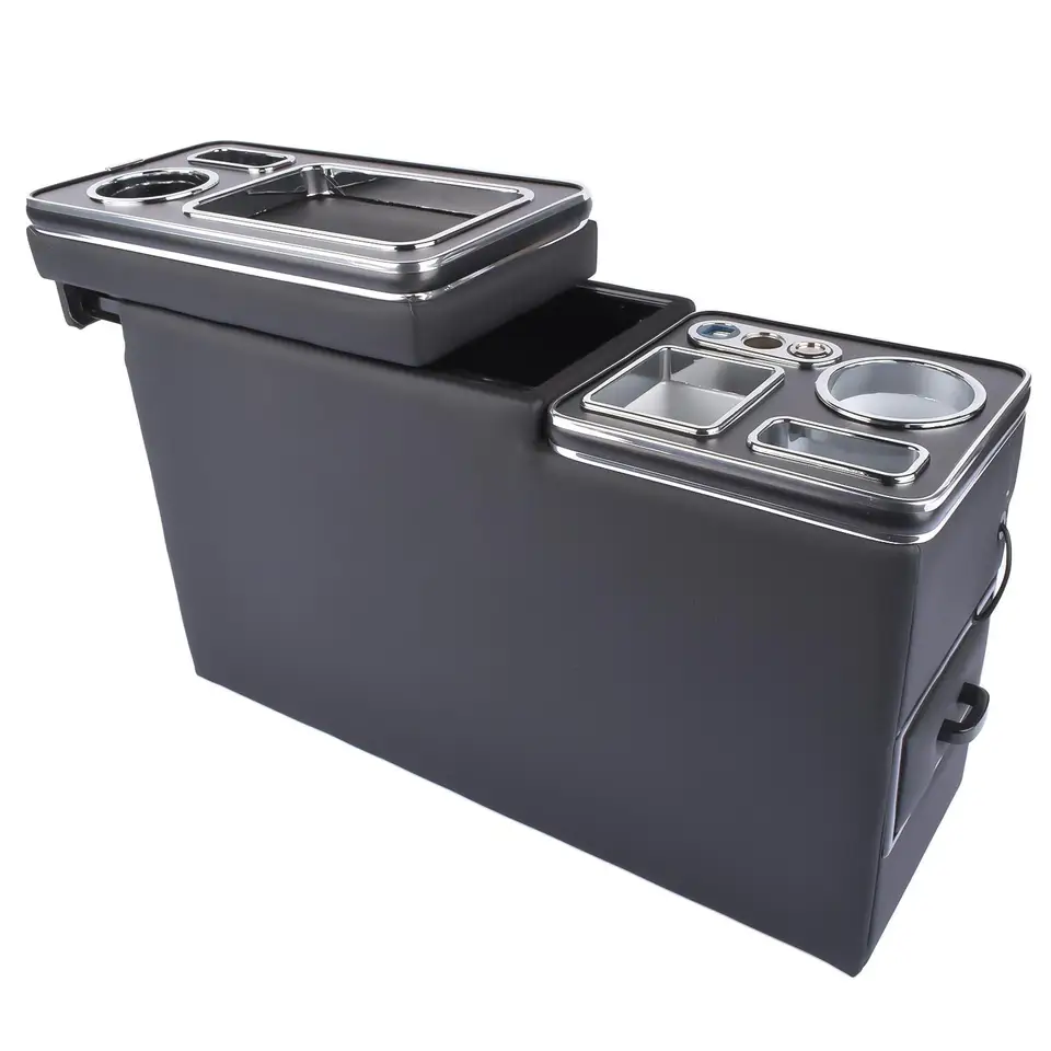 Organizer Console Centrale Per VW Transporter T5 T6 E Toyota Sienta - Portabicchieri E Portatelefono - Foto 2