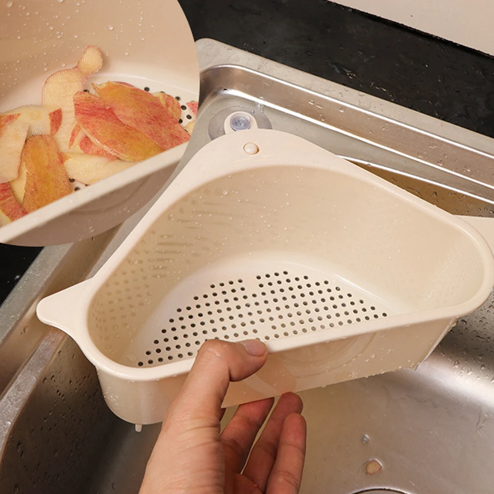 

Hot Sale Triangle Kitchen Sink Shelf Drain Rack Bathroom Hanging Storage Holder Basket