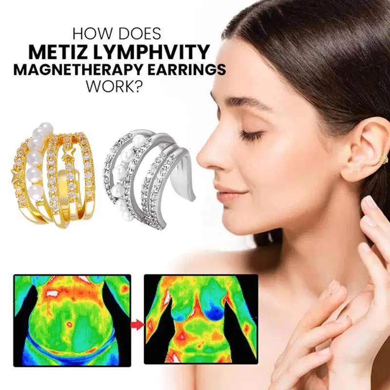 FashionEarCuffsforWomenNonPiercingLymphaticDrainageAcupressure