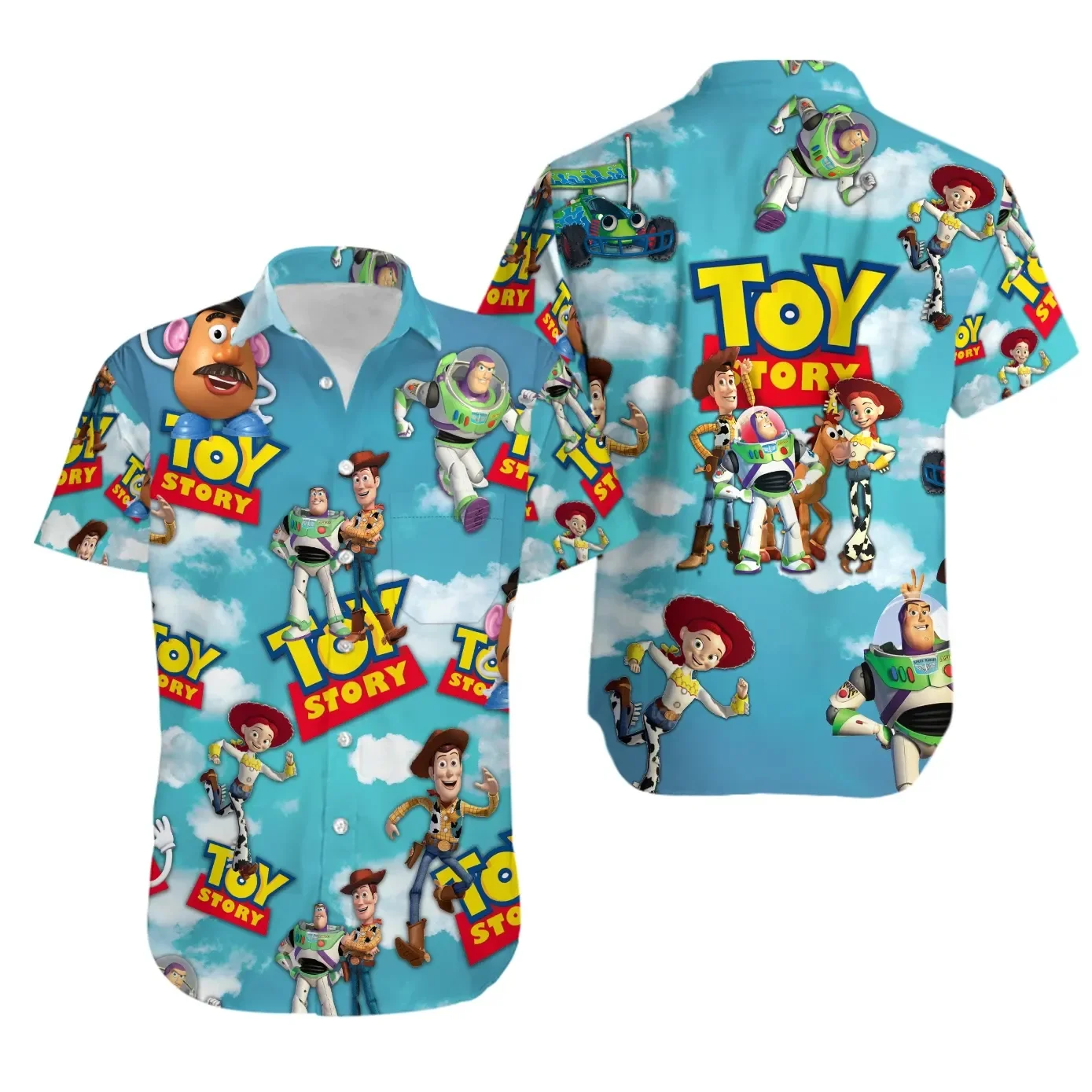 Disney Toy Story Buzz Lightyear Camicia Hawaiana Camicia A Maniche Corte Da Donna Da Uomo Camicia Estiva Hawaiana Disney Camicia Casual Da Spiaggia