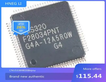 Free shipping   IC  new%   TMS320F28034PNT LQFP80