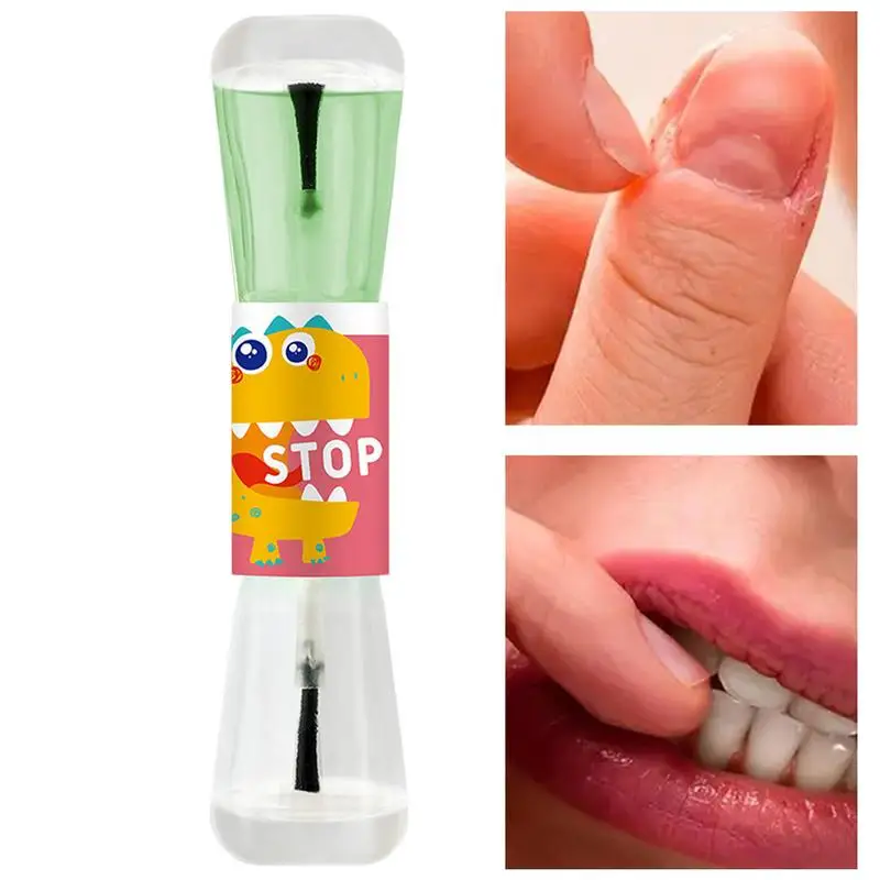 5ML Stop Nail Biting Treatments Liquid Stop Bitter Liquid Cuticle Care Supplies Bitter Nail Polish Finger Guard Prevention