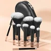 10Pcs/Bag Mini Makeup Brush Set Powder Eyeshadow Foundation Blush Blender Concealer Beauty Makeup Tools Brush Professional