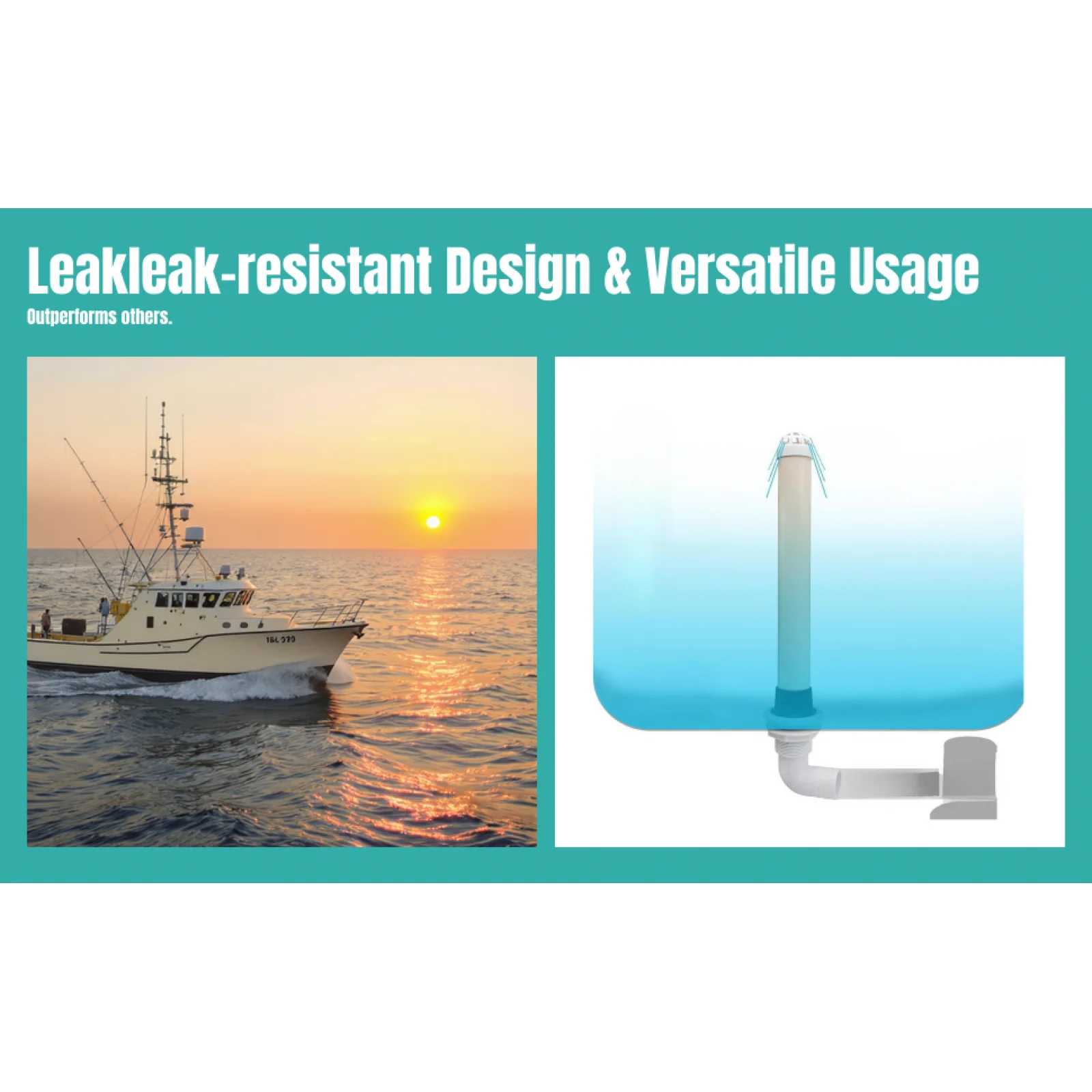 Overflow Drain Tube Fish Box Drain Tube Accessories Easy to Install High Performance Repair Parts Premium Marine Supply Overflow Drain Tube Fish Box Drain Tube Accessories Easy to Install High Performance Repair Parts Premium Marine Supply