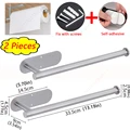 2Pcs Silver Long