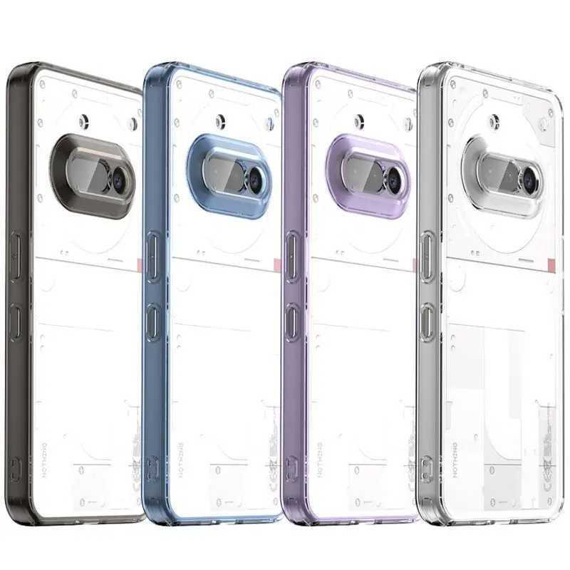 Transparent Shockproof Acrylic Case with Full Lens Protection and Anti-Slip Design