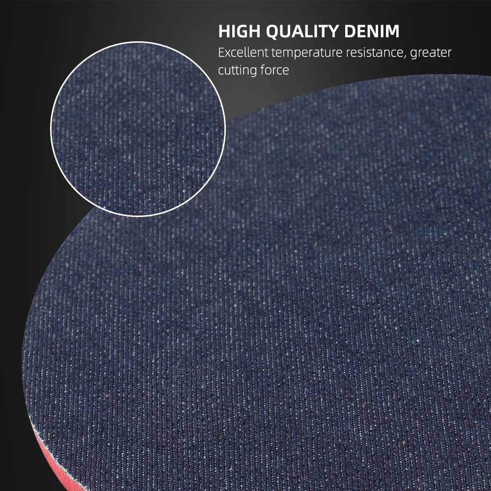 SPTA Car Orange-peel Removal ing Polishing Pad Denim Pad 1000/2000/3000 Grit 3" 5" 6" Denim Car Polishing Disc car polishing pad polishing wheel disc