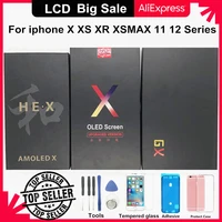 OEM on GX Pantalla OLED Incell wyświetlacz LCD dla iPhoneX 11 wyświetlacz LCD ekran dotykowy dla iPhone X 12 LCD 12pro GX XSMax XR 13 Mini 1
