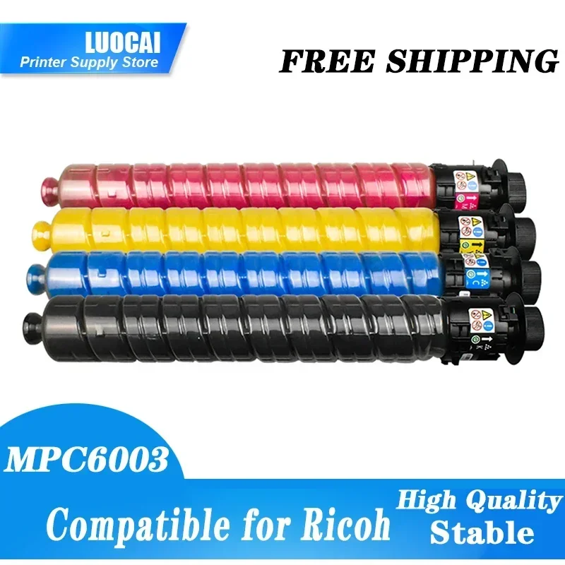 

4 шт./комплект, картриджи с тонером для Ricoh MPC4503 6003 MPC4504 MPC5503 MPC5504 MPC6004