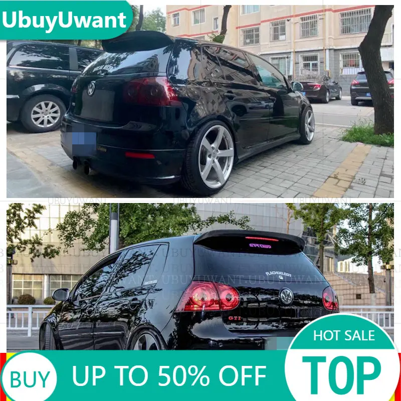 Car Rear Roof Lip Spoiler For Volkswagen Vw Golf 5 V Mk5 R32 Gti 2006 2007 2008 09 Window