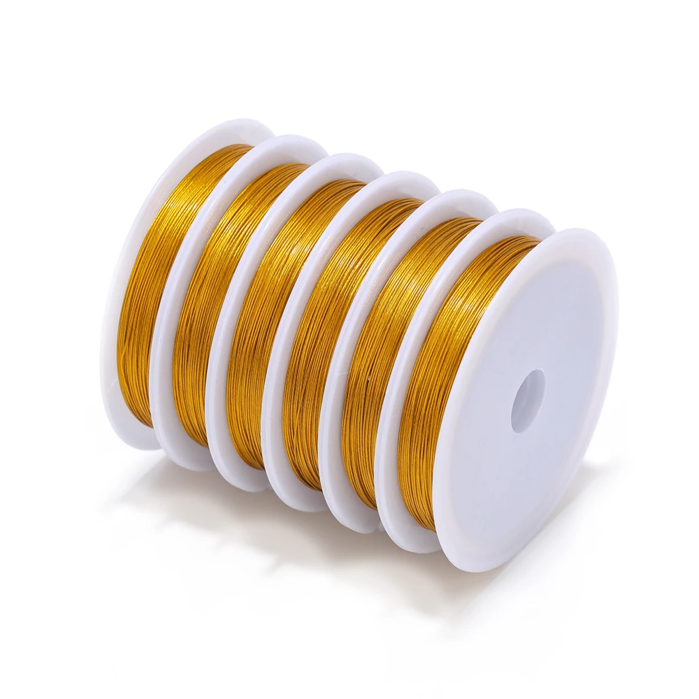 1 Rolle Edelstahl 0,3–1,0 mm beständig, starke Linie, Perlendraht, Schmuckschnüre, Schnur für Schmuckherstellung, DIY-Armband, Halskette – Detail 4