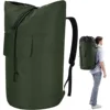 Large Capacity Dirty Laundry Backpack Hanging Laundry Backpack Organizer Multifunctional Travel Backpack Moving Dust Storage Bag 2