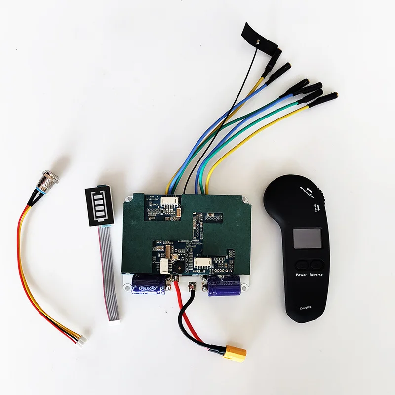 36V For Electric Skateboard Dual Drive Belt Motor Controller Set 10s Longboard ESC Scooter Mainboard With Remote Control