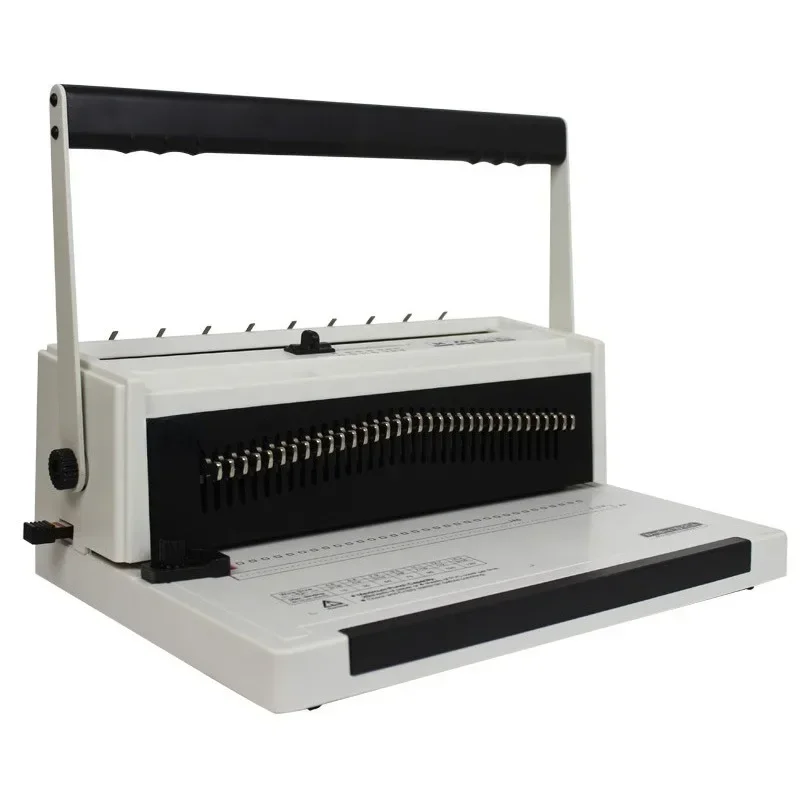 

YS-W20A Full Draw Knife Double Wire Iron Ring Binding Machine 34 Hole A4 Punching Machine Picture Book Desk Calendar