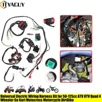 Kit complet de câblage électrique, CDI, STATOR pour moto, ATV, quad, pit bike, buggy, karting 50cc, 70cc, 90cc, 110cc, 125cc 1